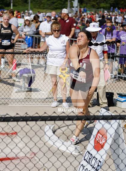 Thumbnail 3 in Class 4 Shot Put (MSHSAA State Championship) photogallery.