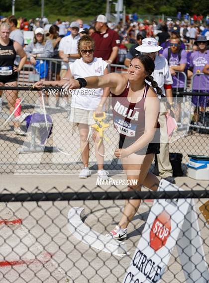 Thumbnail 1 in Class 4 Shot Put (MSHSAA State Championship) photogallery.