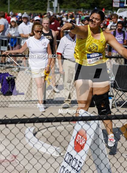 Thumbnail 2 in Class 4 Shot Put (MSHSAA State Championship) photogallery.