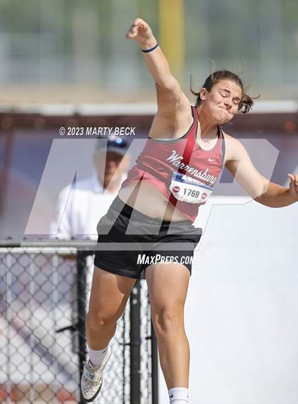 Thumbnail 3 in Class 4 Shot Put (MSHSAA State Championship) photogallery.