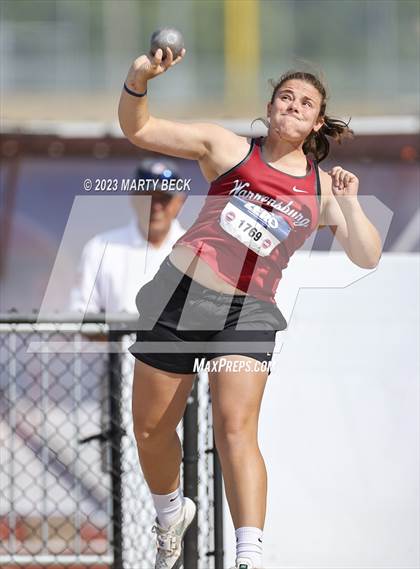 Thumbnail 2 in Class 4 Shot Put (MSHSAA State Championship) photogallery.