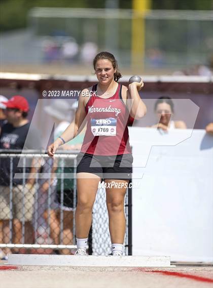 Thumbnail 1 in Class 4 Shot Put (MSHSAA State Championship) photogallery.