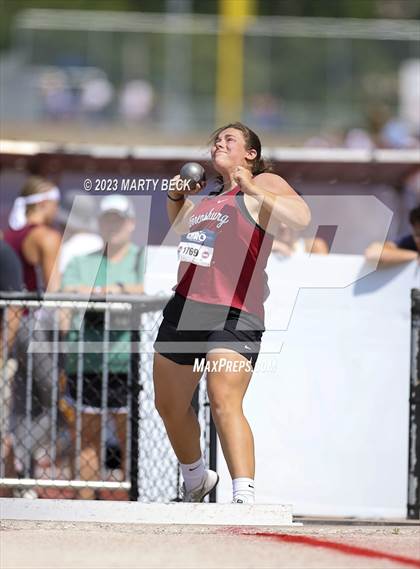 Thumbnail 2 in Class 4 Shot Put (MSHSAA State Championship) photogallery.