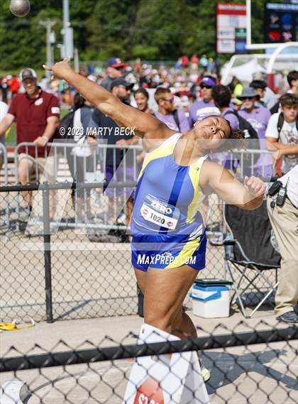 Thumbnail 2 in Class 4 Shot Put (MSHSAA State Championship) photogallery.