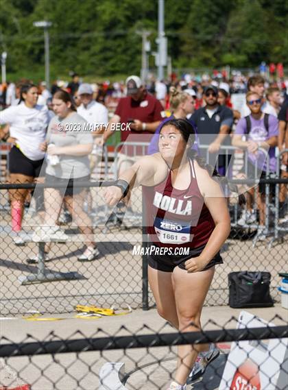 Thumbnail 2 in Class 4 Shot Put (MSHSAA State Championship) photogallery.