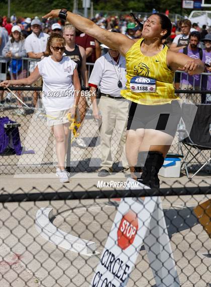Thumbnail 2 in Class 4 Shot Put (MSHSAA State Championship) photogallery.