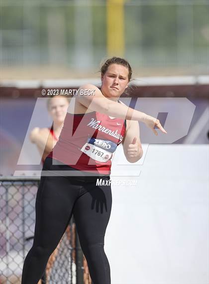 Thumbnail 1 in Class 4 Shot Put (MSHSAA State Championship) photogallery.