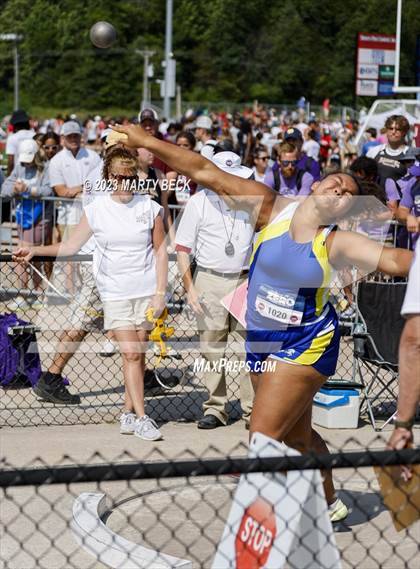 Thumbnail 1 in Class 4 Shot Put (MSHSAA State Championship) photogallery.