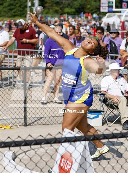 Thumbnail 2 in Class 4 Shot Put (MSHSAA State Championship) photogallery.