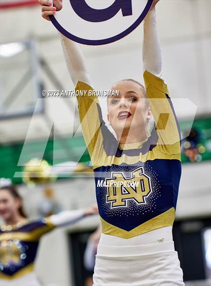 Thumbnail 1 in Notre Dame - CIF Northern Regional Cheer Championships photogallery.