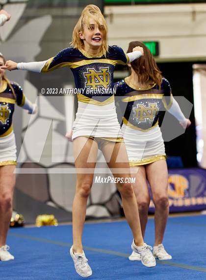 Thumbnail 1 in Notre Dame - CIF Northern Regional Cheer Championships photogallery.