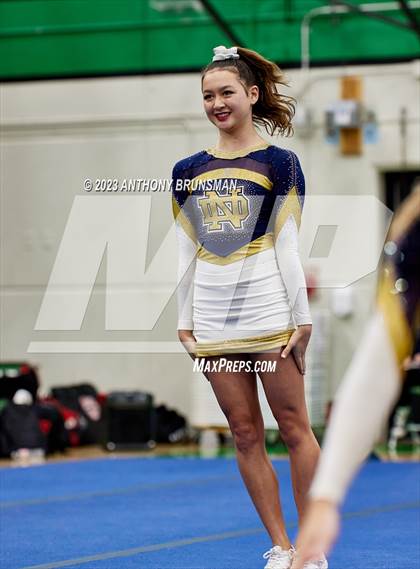 Thumbnail 1 in Notre Dame - CIF Northern Regional Cheer Championships photogallery.