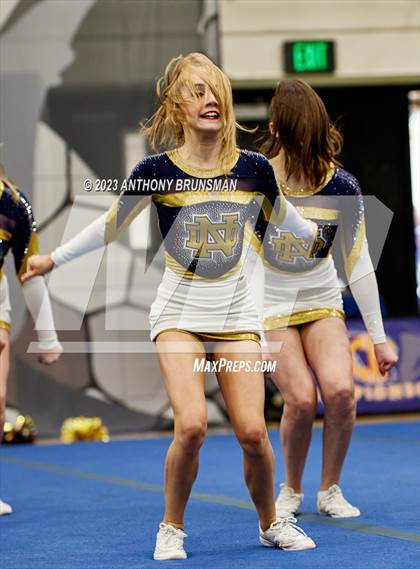 Thumbnail 3 in Notre Dame - CIF Northern Regional Cheer Championships photogallery.