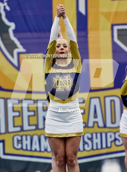 Thumbnail 1 in Notre Dame - CIF Northern Regional Cheer Championships photogallery.