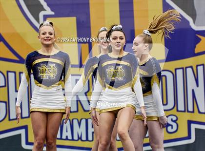 Thumbnail 2 in Notre Dame - CIF Northern Regional Cheer Championships photogallery.