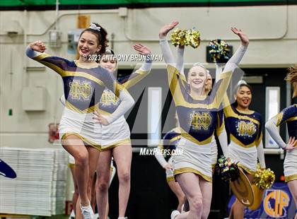 Thumbnail 3 in Notre Dame - CIF Northern Regional Cheer Championships photogallery.