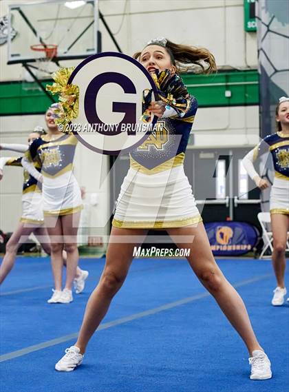 Thumbnail 2 in Notre Dame - CIF Northern Regional Cheer Championships photogallery.