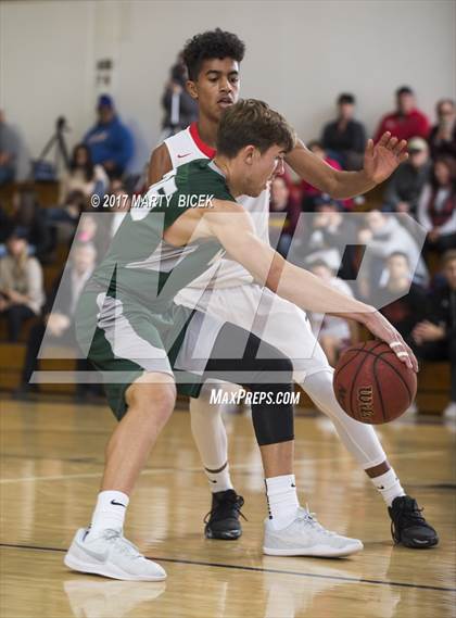 Thumbnail 1 in Holiday Hoops Ripon vs. Manteca photogallery.