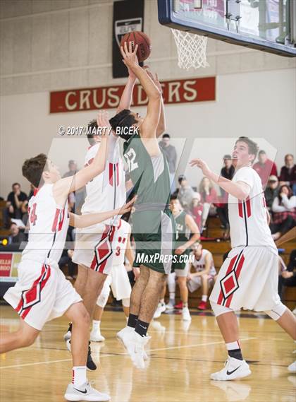 Thumbnail 2 in Holiday Hoops Ripon vs. Manteca photogallery.
