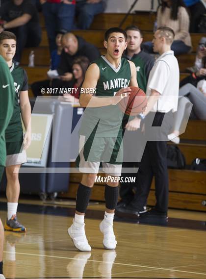 Thumbnail 3 in Holiday Hoops Ripon vs. Manteca photogallery.