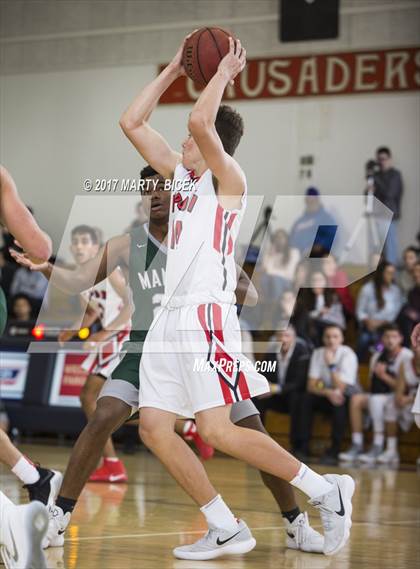 Thumbnail 1 in Holiday Hoops Ripon vs. Manteca photogallery.