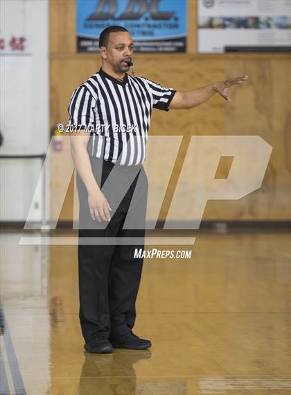 Thumbnail 1 in Holiday Hoops Ripon vs. Manteca photogallery.