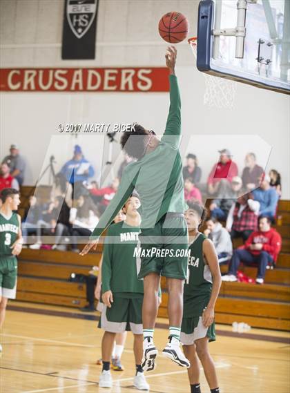 Thumbnail 2 in Holiday Hoops Ripon vs. Manteca photogallery.