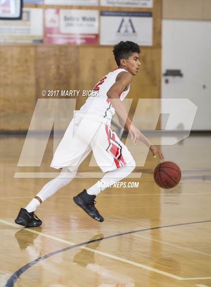 Thumbnail 3 in Holiday Hoops Ripon vs. Manteca photogallery.