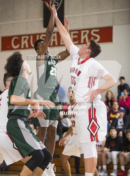Thumbnail 3 in Holiday Hoops Ripon vs. Manteca photogallery.