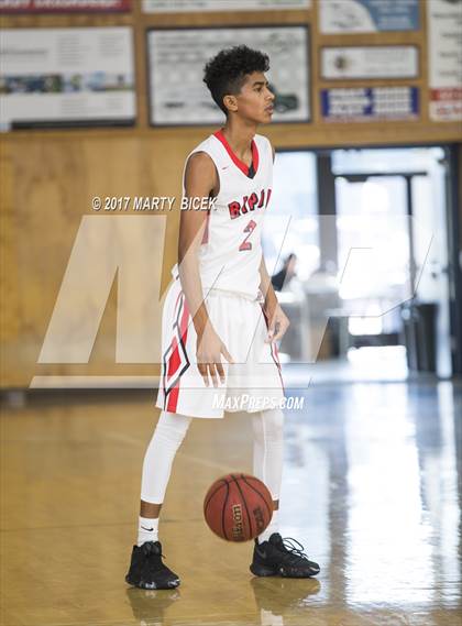 Thumbnail 2 in Holiday Hoops Ripon vs. Manteca photogallery.