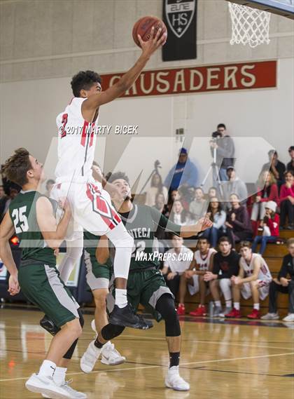 Thumbnail 2 in Holiday Hoops Ripon vs. Manteca photogallery.