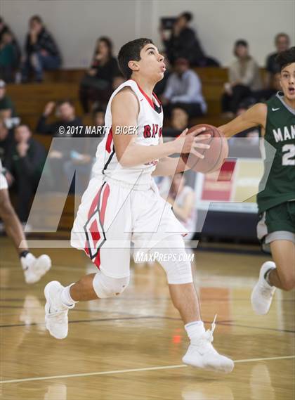Thumbnail 2 in Holiday Hoops Ripon vs. Manteca photogallery.