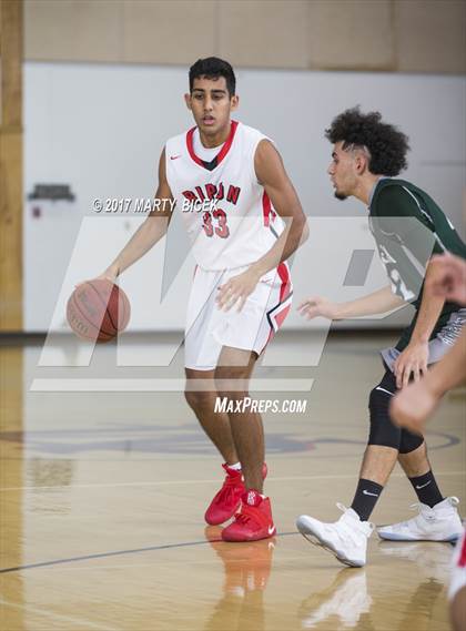 Thumbnail 3 in Holiday Hoops Ripon vs. Manteca photogallery.