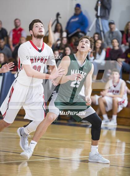 Thumbnail 3 in Holiday Hoops Ripon vs. Manteca photogallery.