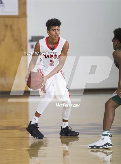 Thumbnail 1 in Holiday Hoops Ripon vs. Manteca photogallery.
