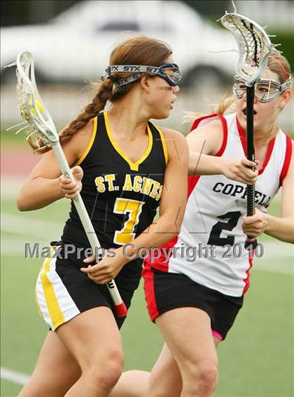 Thumbnail 3 in Coppell vs Saint Agnus (TGHSLL D2 Championship) photogallery.