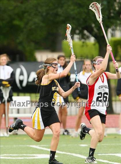 Thumbnail 2 in Coppell vs Saint Agnus (TGHSLL D2 Championship) photogallery.