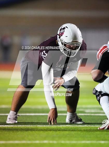 Thumbnail 3 in Grapeland vs Bremond (UIL 2A Football Division II Quarterfinal Playoff) photogallery.