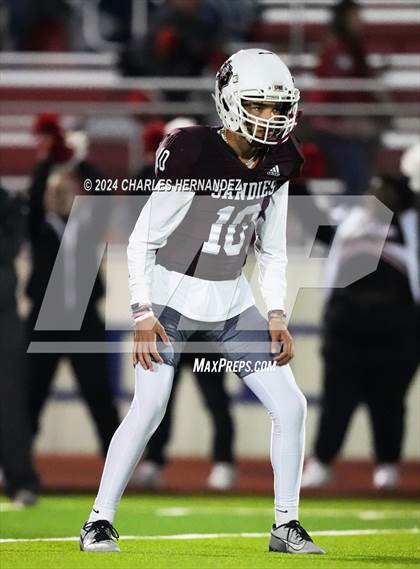 Thumbnail 1 in Grapeland vs Bremond (UIL 2A Football Division II Quarterfinal Playoff) photogallery.