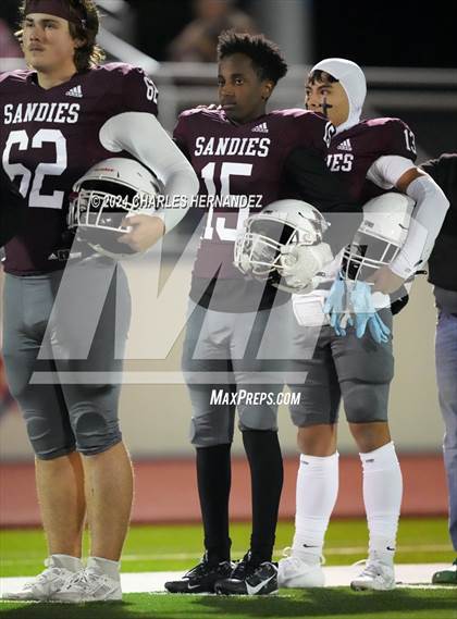 Thumbnail 2 in Grapeland vs Bremond (UIL 2A Football Division II Quarterfinal Playoff) photogallery.