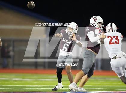 Thumbnail 1 in Grapeland vs Bremond (UIL 2A Football Division II Quarterfinal Playoff) photogallery.