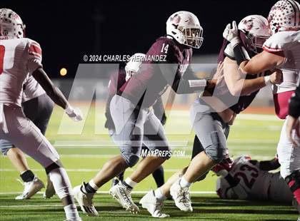 Thumbnail 2 in Grapeland vs Bremond (UIL 2A Football Division II Quarterfinal Playoff) photogallery.