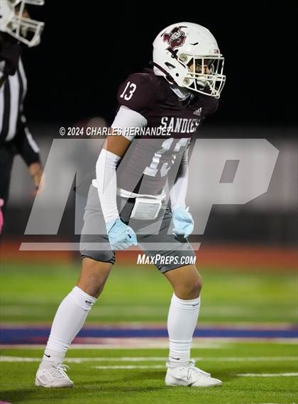 Thumbnail 2 in Grapeland vs Bremond (UIL 2A Football Division II Quarterfinal Playoff) photogallery.