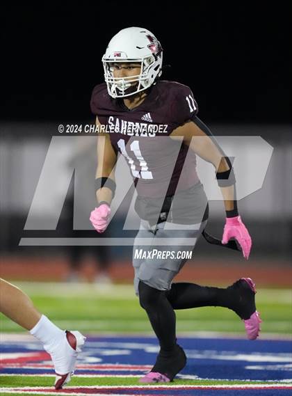 Thumbnail 3 in Grapeland vs Bremond (UIL 2A Football Division II Quarterfinal Playoff) photogallery.