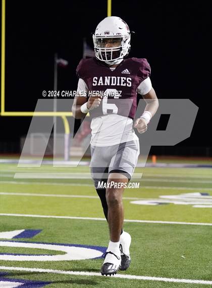 Thumbnail 1 in Grapeland vs Bremond (UIL 2A Football Division II Quarterfinal Playoff) photogallery.