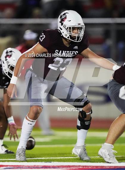 Thumbnail 2 in Grapeland vs Bremond (UIL 2A Football Division II Quarterfinal Playoff) photogallery.
