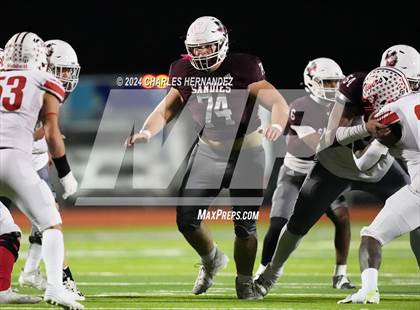 Thumbnail 2 in Grapeland vs Bremond (UIL 2A Football Division II Quarterfinal Playoff) photogallery.