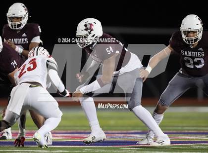 Thumbnail 1 in Grapeland vs Bremond (UIL 2A Football Division II Quarterfinal Playoff) photogallery.