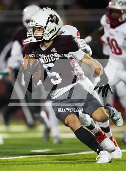 Thumbnail 2 in Grapeland vs Bremond (UIL 2A Football Division II Quarterfinal Playoff) photogallery.
