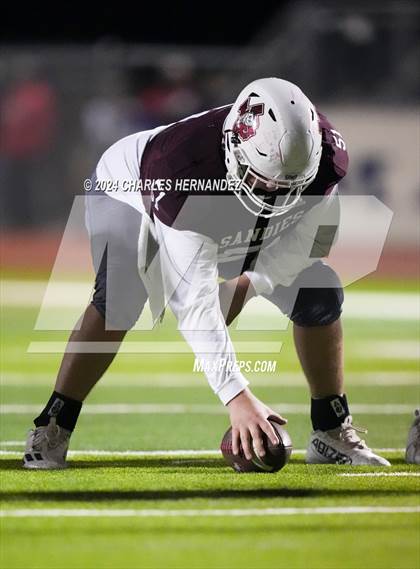 Thumbnail 1 in Grapeland vs Bremond (UIL 2A Football Division II Quarterfinal Playoff) photogallery.